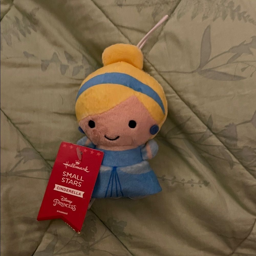 Hallmark Small Stars Cinderella ornament Plush